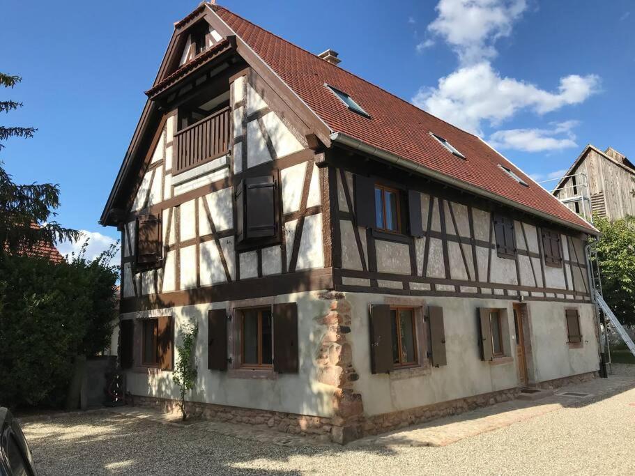 Paisible Logement Tout Equipe Pour 1 A 6 Personnes Ebersheim Exterior foto